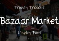 Bazaar Market Font - Featured Image