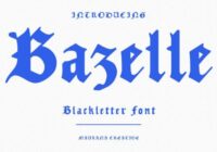 Bazelle Font - Featured Image