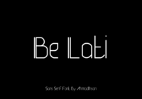 Be Lati Font - Featured Image