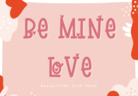 Be Mine Love Font - Featured Image