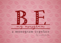 Be My Monogram Font - Featured Image