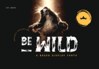 Be Wild Font - Featured Image