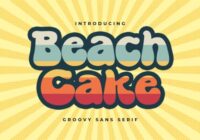 Beach Cake Font - Featured Image
