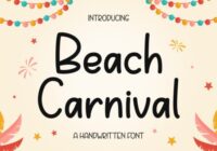 Beach Carnival Font - Featured Image