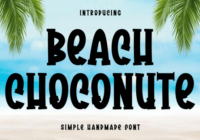Beach Choconute Font - Featured Image
