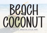 Beach Coconut Font - Featured Image