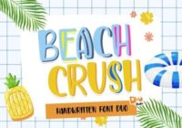 Beach Crush Font - Featured Image