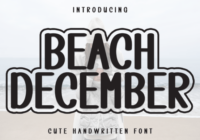 Beach December Font - Featured Image