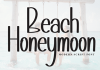 Beach Honeymoon Font - Featured Image