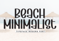Beach Minimalist Font - Featured Image