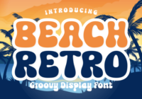 Beach Retro Font - Featured Image