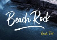 Beach Rock Font - Featured Image
