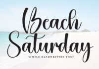 Beach Saturday Font - Featured Image