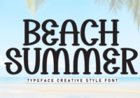 Beach Summer Font - Featured Image