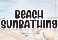 Beach Sunbathing Font - Featured Image