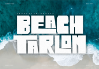 Beach Tarlon Font - Featured Image