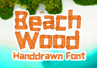 Beach Wood Font - Featured Image