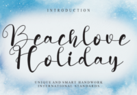 Beachlove Holiday Font - Featured Image