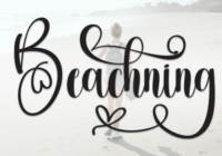 Beachning Font - Featured Image