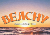 Beachy Font - Featured Image