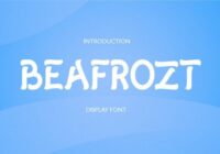 Beafrozt Font - Featured Image