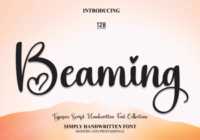 Beaming Font - Featured Image