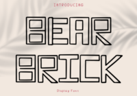 Bear Brick Font - Featured Image