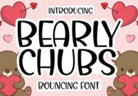 Bearly Chubs Font - Featured Image