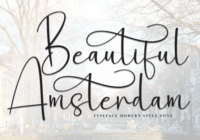 Beautiful Amsterdam Font - Featured Image