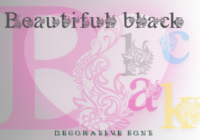 Beautiful Black Font - Featured Image
