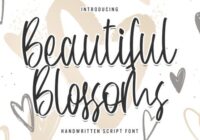 Beautiful Blossoms Font - Featured Image