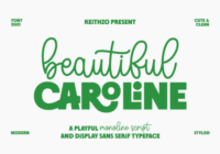 Beautiful Caroline Font - Featured Image