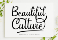 Beautiful Culture Font - Featured Image