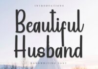Beautiful Husband Font - Featured Image