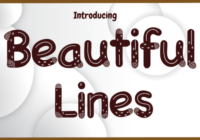Beautiful Lines Font - Featured Image