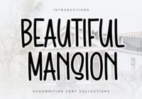 Beautiful Mansion Font - Featured Image