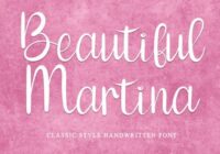 Beautiful Martina Font - Featured Image