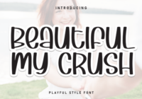 Beautiful My Crush Font - Featured Image