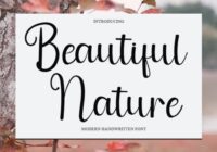 Beautiful Nature Font - Featured Image