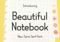 Beautiful Notebook Font - Featured Image