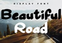 Beautiful Road Font - Featured Image
