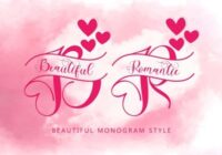 Beautiful Romantic Monogram Font - Featured Image