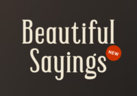 Beautiful Sayings Font - Featured Image