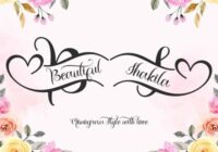 Beautiful Shakila Monogram Font - Featured Image