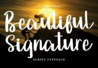 Beautiful Signature Font - Featured Image