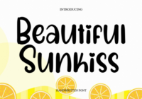 Beautiful Sunkiss Font - Featured Image