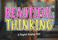 Beautiful Thinking Font - Featured Image