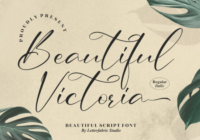 Beautiful Victoria Font - Featured Image