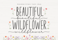 Beautiful Wildflower Duo Font - Featured Image