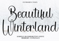 Beautiful Winterland Font - Featured Image